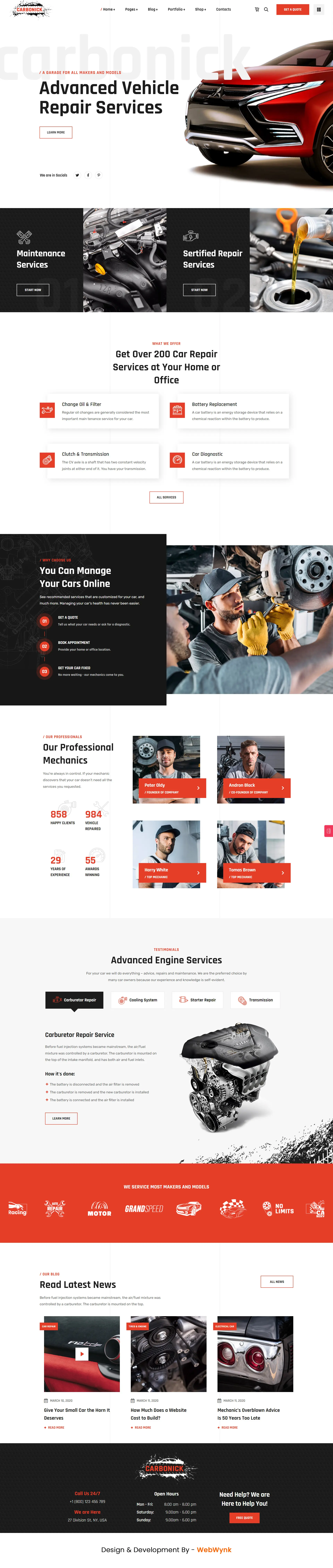 car-repairing-service-website-design-webwynk