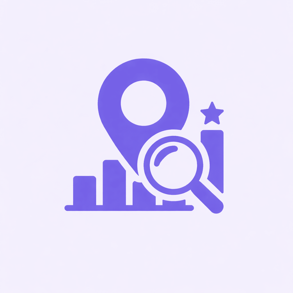 Local SEO icon in purple